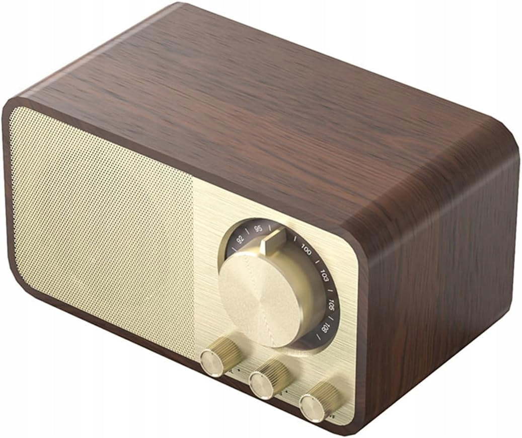 Bluetooth Radio Retro Wooden 5W 1800mAh FM AUX USB TF Manufacturer code RADIO GŁOŚNIK BLUETOOTH ZASILANE BATERIĄ