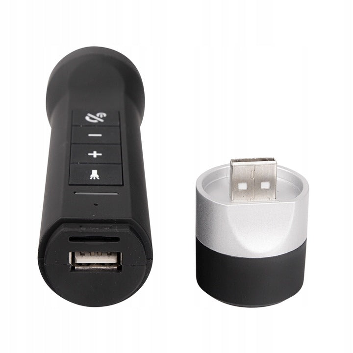 Bluetooth SPEAKER with powerbank and flashlight 2200mAh Batteries included no