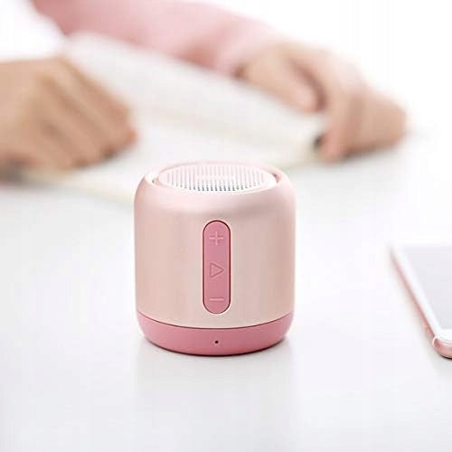 Bluetooth Speaker 6.86 x 6.86 x 6.86 cm, Pink Brand no brand