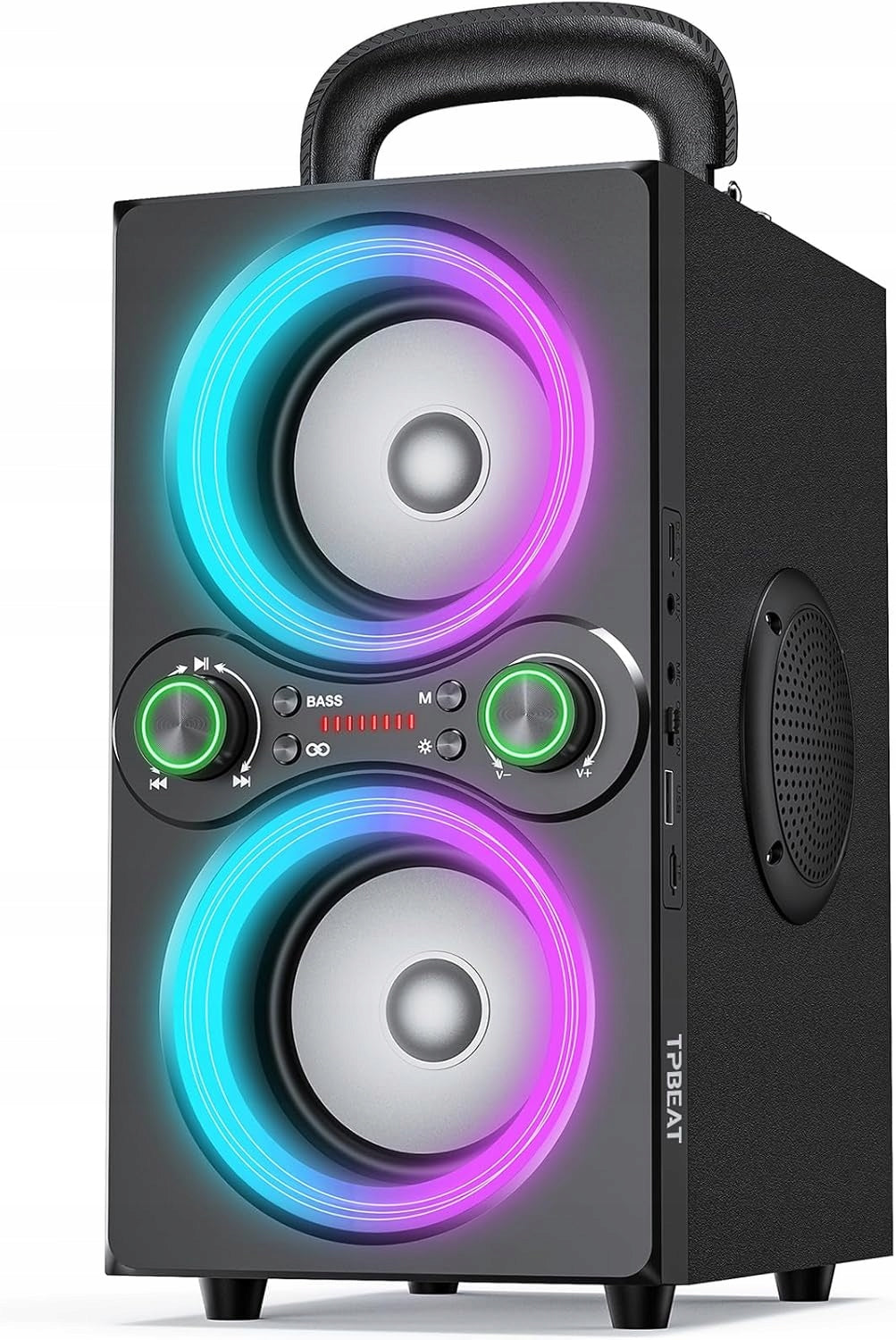 Bluetooth Speaker, 80 W, Wireless Large Bass Boost, 100 dB TPBEAT