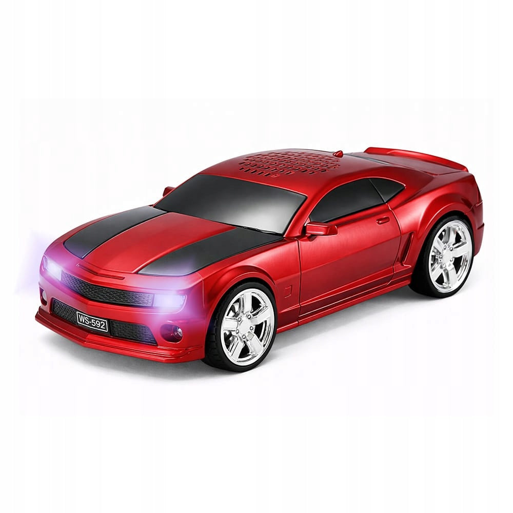 Bluetooth Speaker Auto CAMARO 5W USB WS-592 RED BT 5.0