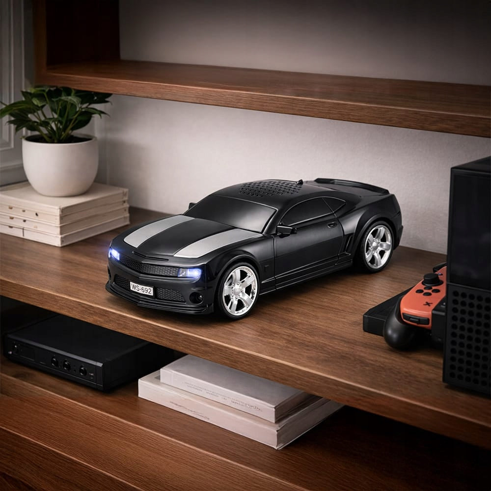 Bluetooth Speaker Auto CAMARO Muscle Car 5W USB WS-592 BLACK BT 5.0 Manufacturer code WS-592
