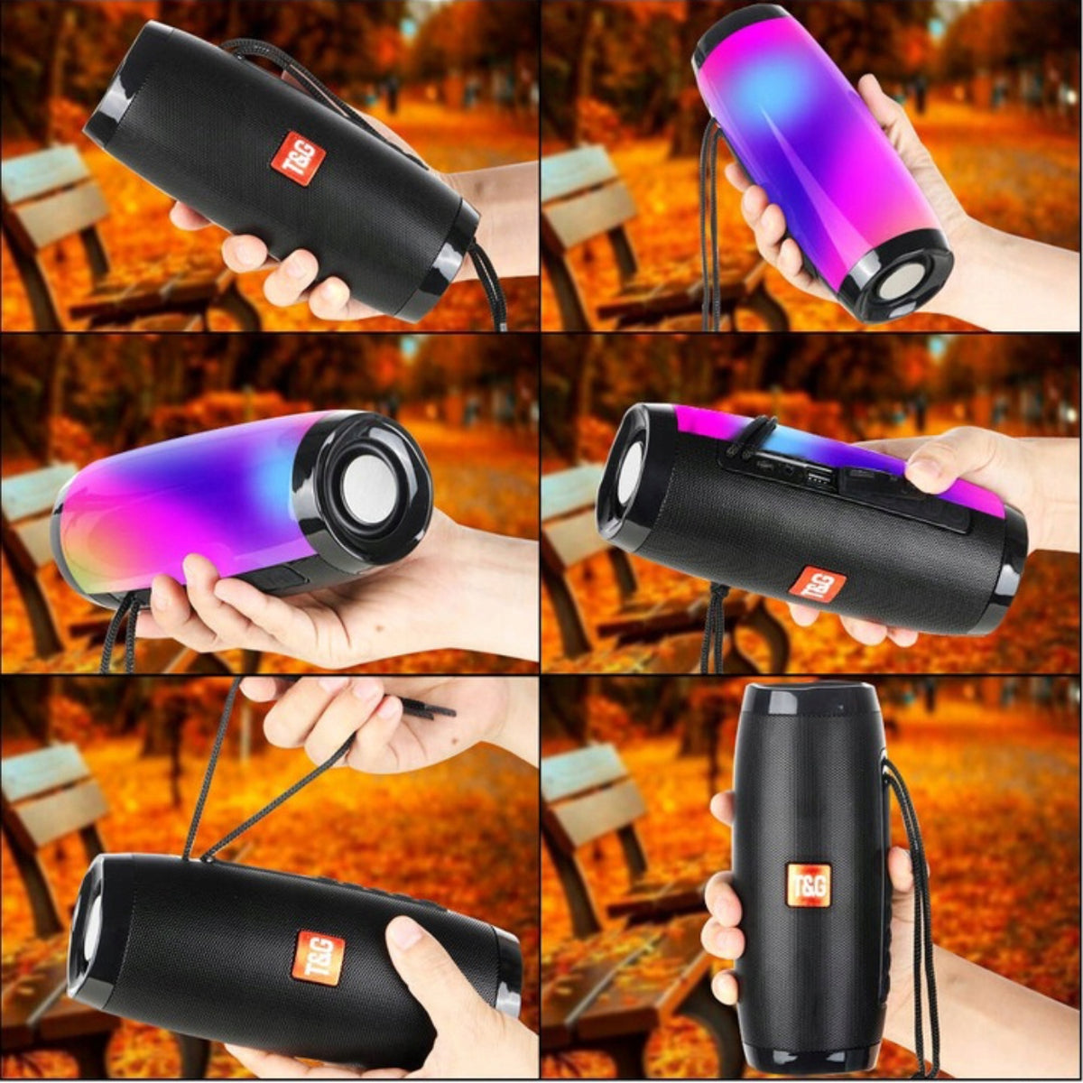 Bluetooth Speaker BOOMBOX Mobile USB RADIO LED MP3 Wireless Portable Packaging status original