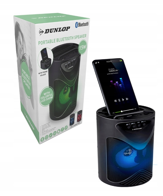 Bluetooth Speaker Dunlop TWS 15 W Black USB