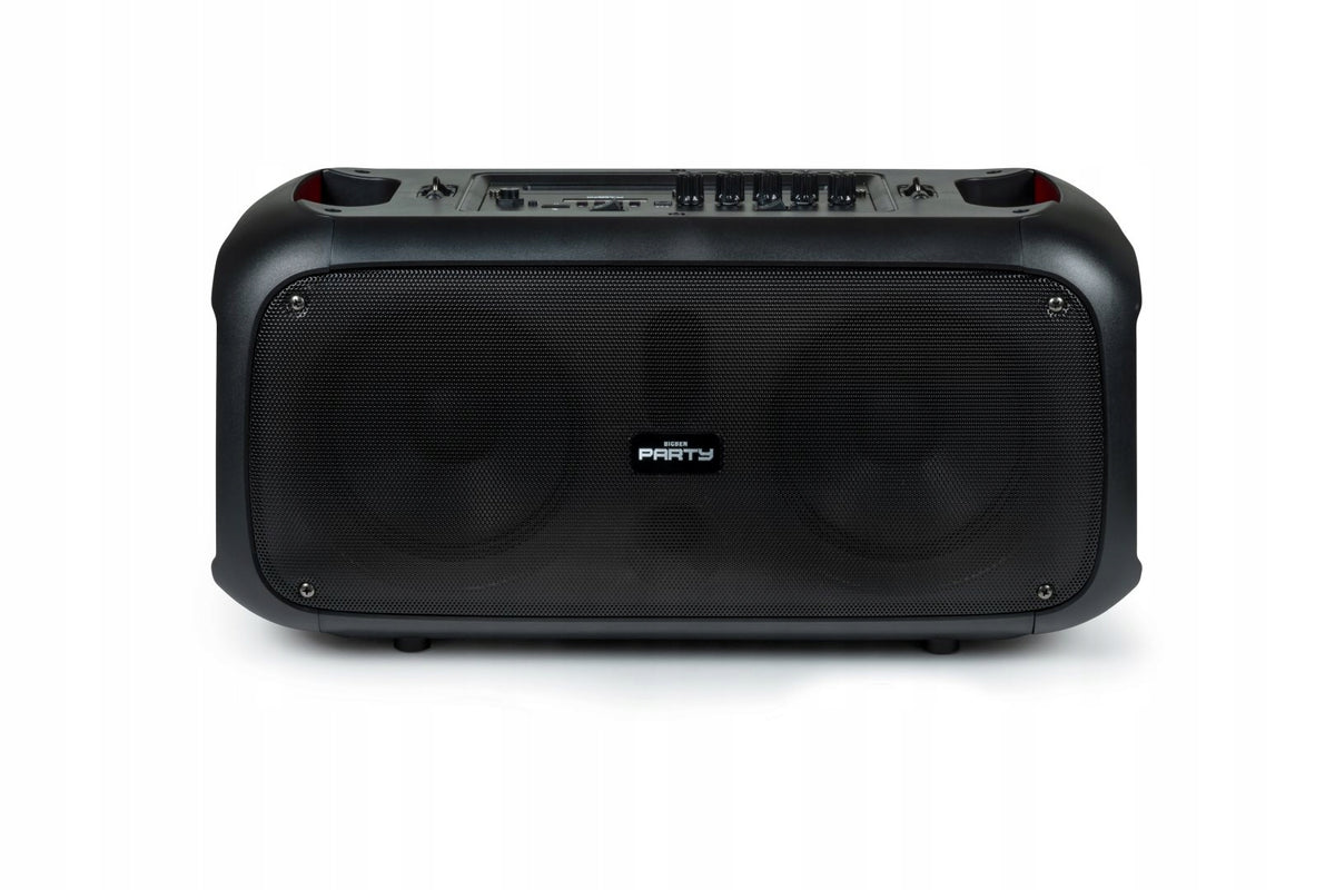 Bluetooth Speaker Large Microphone Party Cube LED Backlight 200W Big Ben Batteries included yes