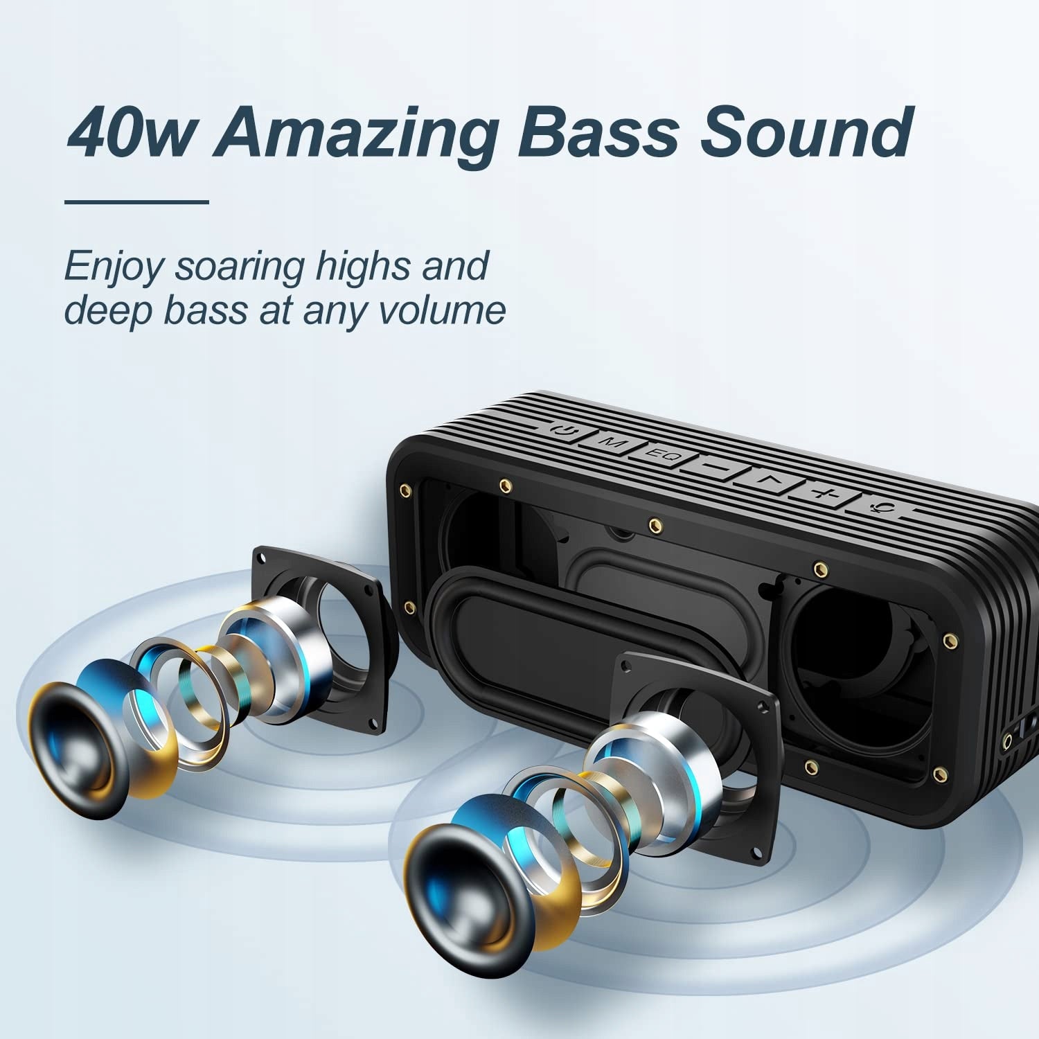 Bluetooth Speaker M4 Waterproof IPX7 40W Brand no brand