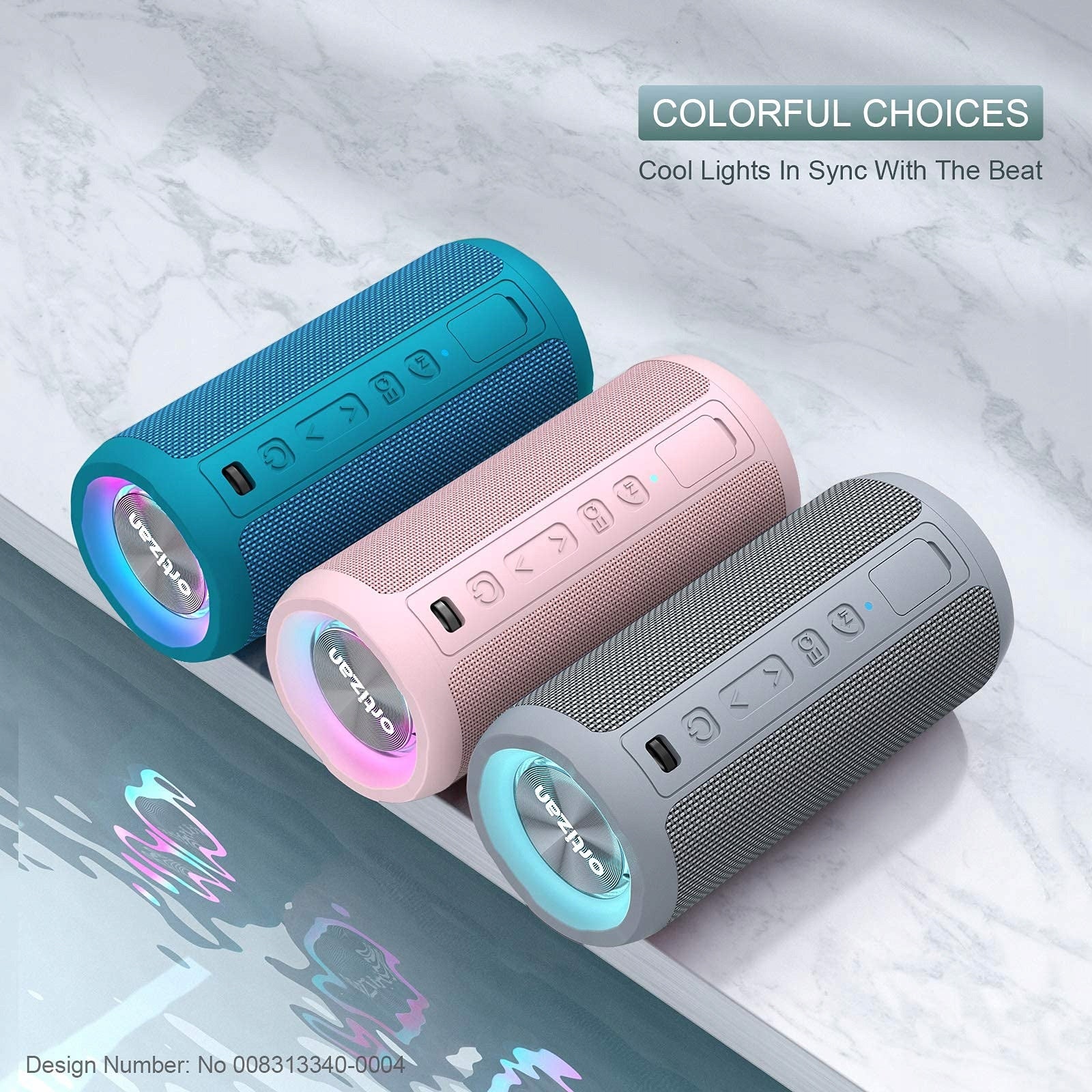 Bluetooth Speaker Ortizan With Light Music Box Brand Ortizan