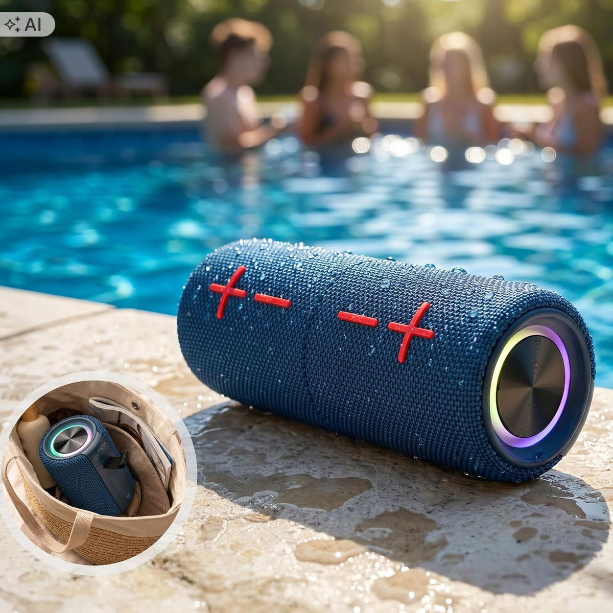 Bluetooth Speaker Portable 2in1 10W TZS First Austria 2400mAh USB-C AUX Manufacturer code FA-1923