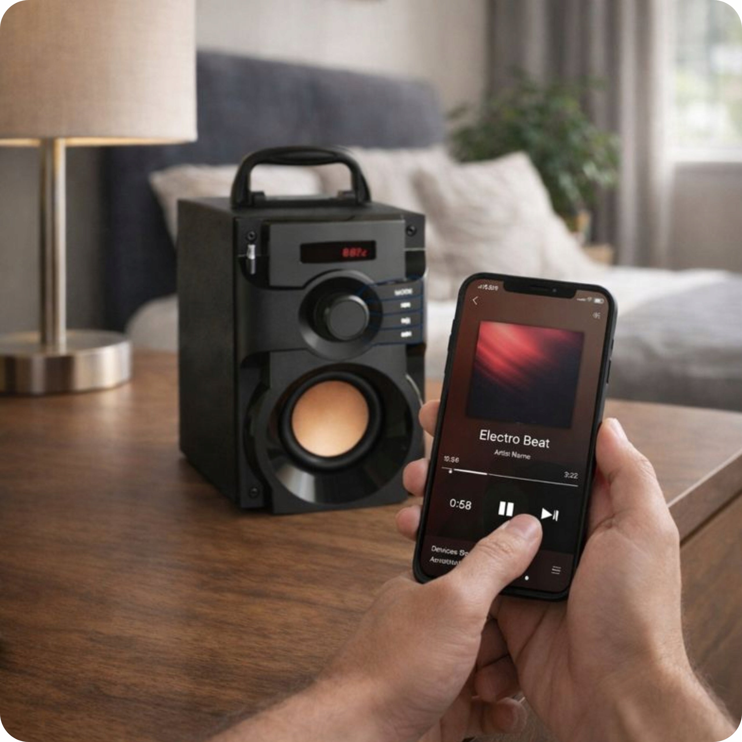 Bluetooth Speaker Portable FM RADIO Wireless BT Remote Control with USB Radio Manufacturer code Głośnik A11 bezprzewodowy bluetooth bass