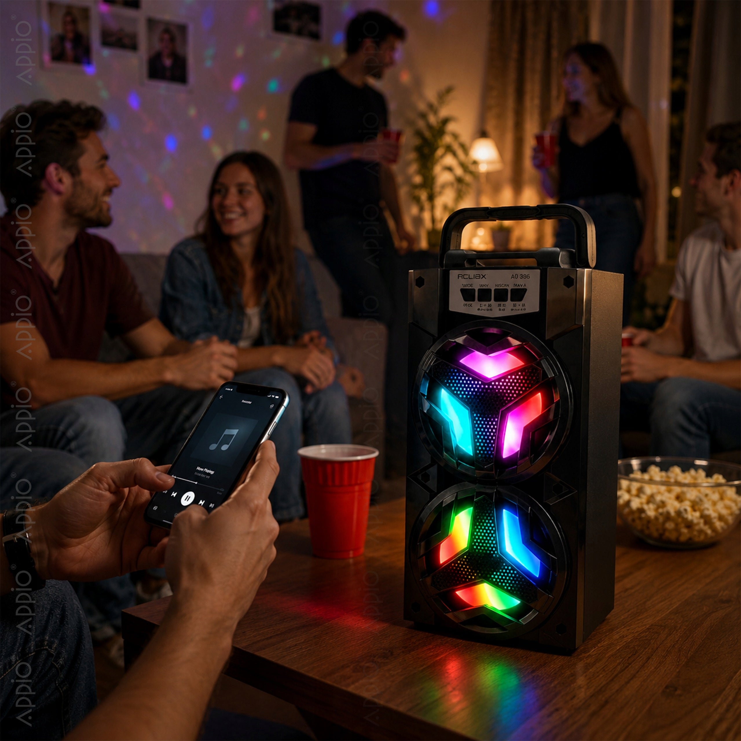 Bluetooth Speaker Portable Wireless Karaoke Party Column Packaging status original