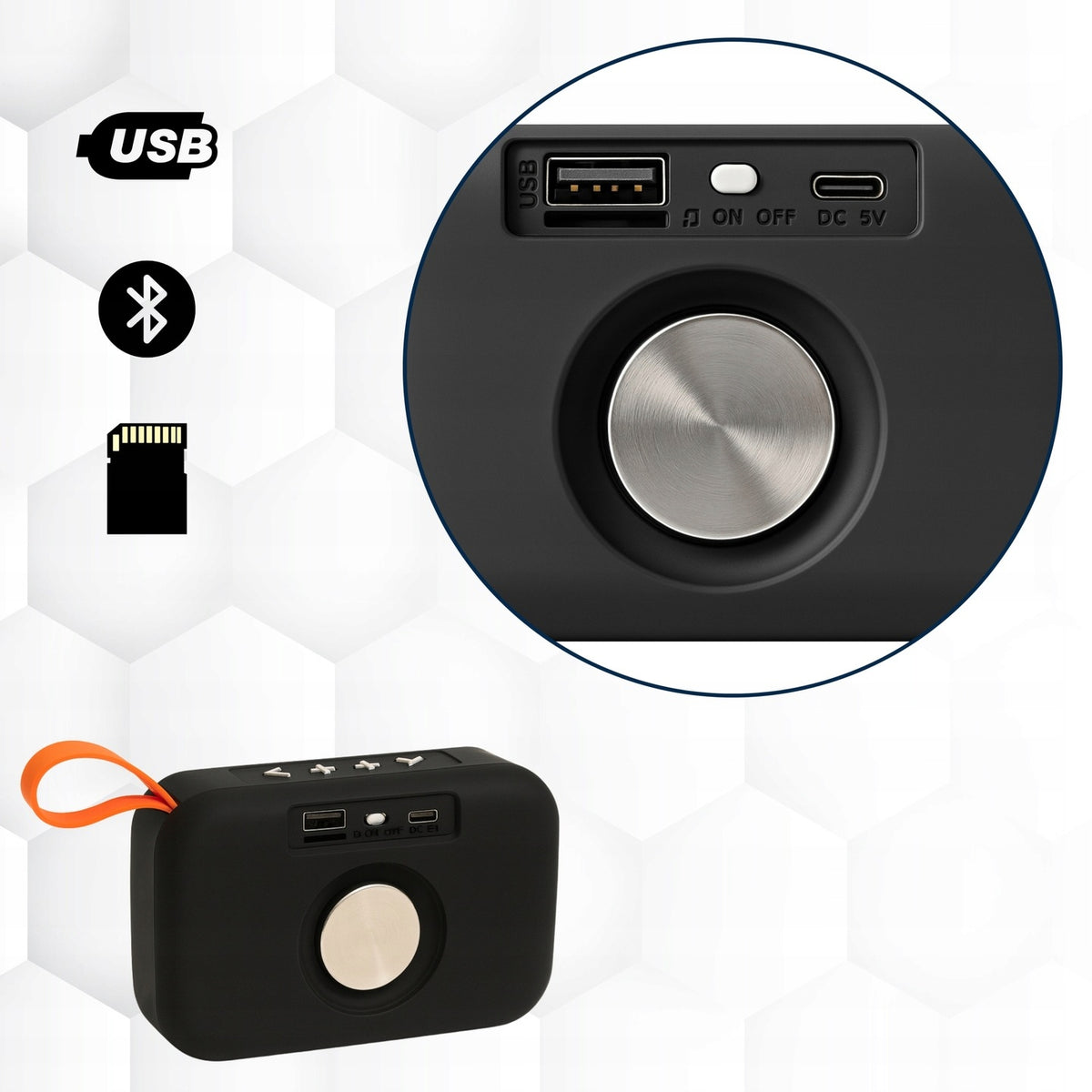 Bluetooth Speaker TG506 Portable Wireless TWS FM Radio USB/TF Manufacturer code TGA1506
