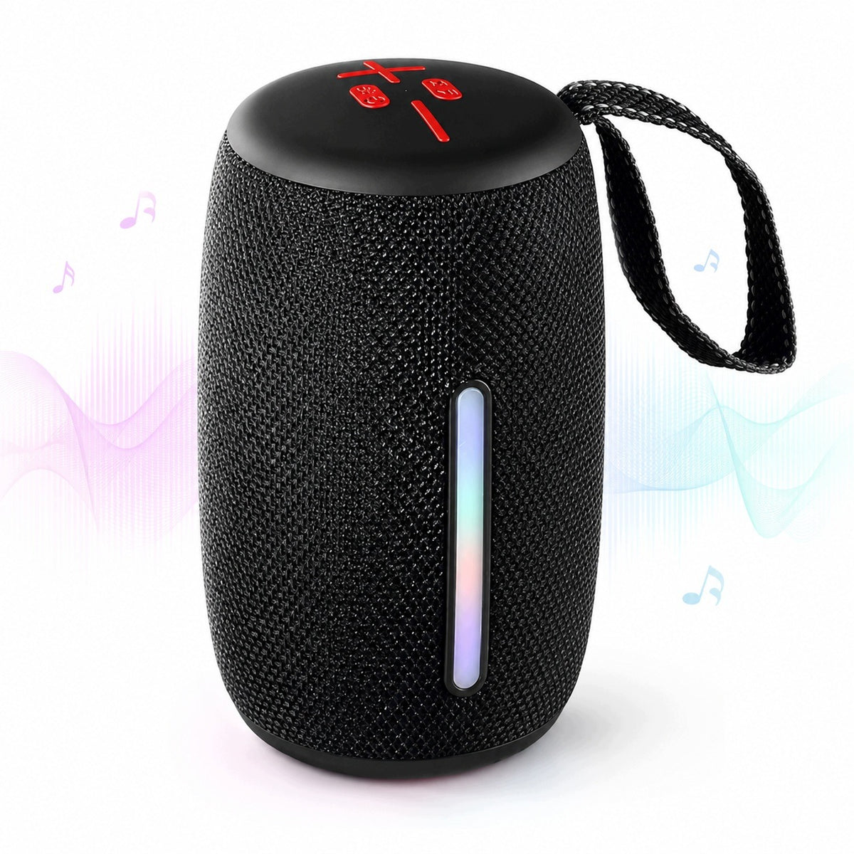 Bluetooth Speaker V53 1200mAh USB AUX TF Black for Home