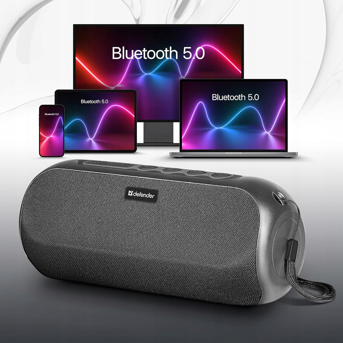 Bluetooth Speaker Wireless Portable FM 20W Music USB IP56 Black Brand no brand