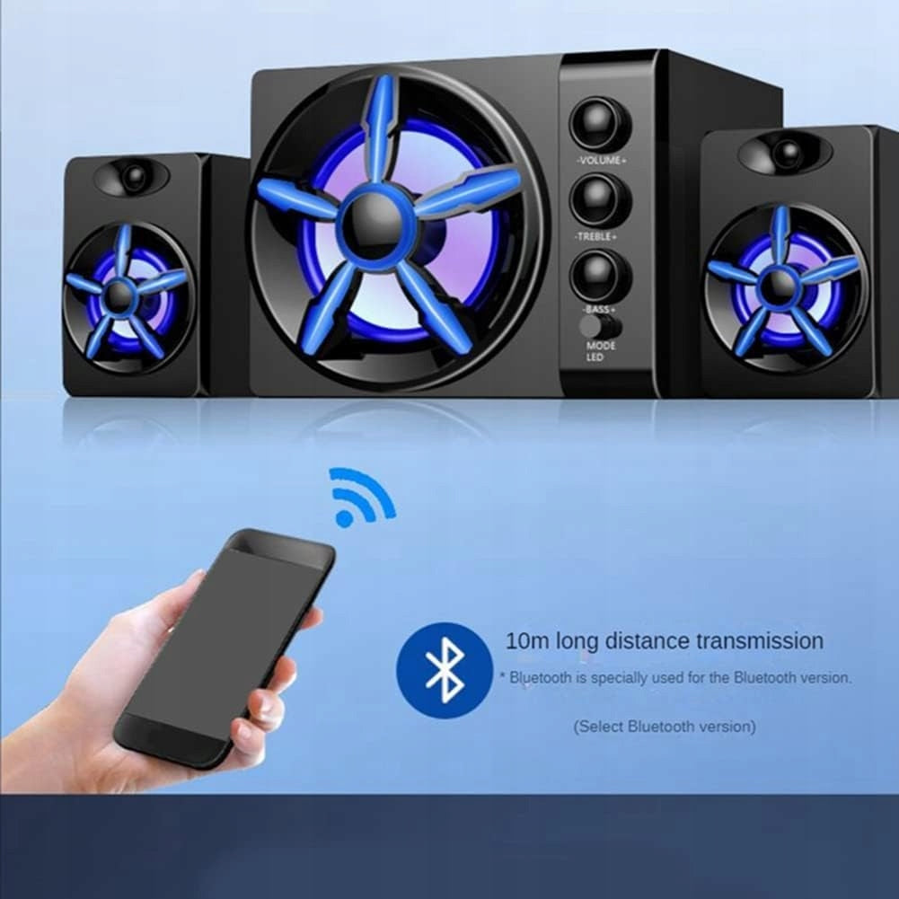 Bluetooth Version Black Desktop Mini Speaker Laptop Speakers for Brand no brand