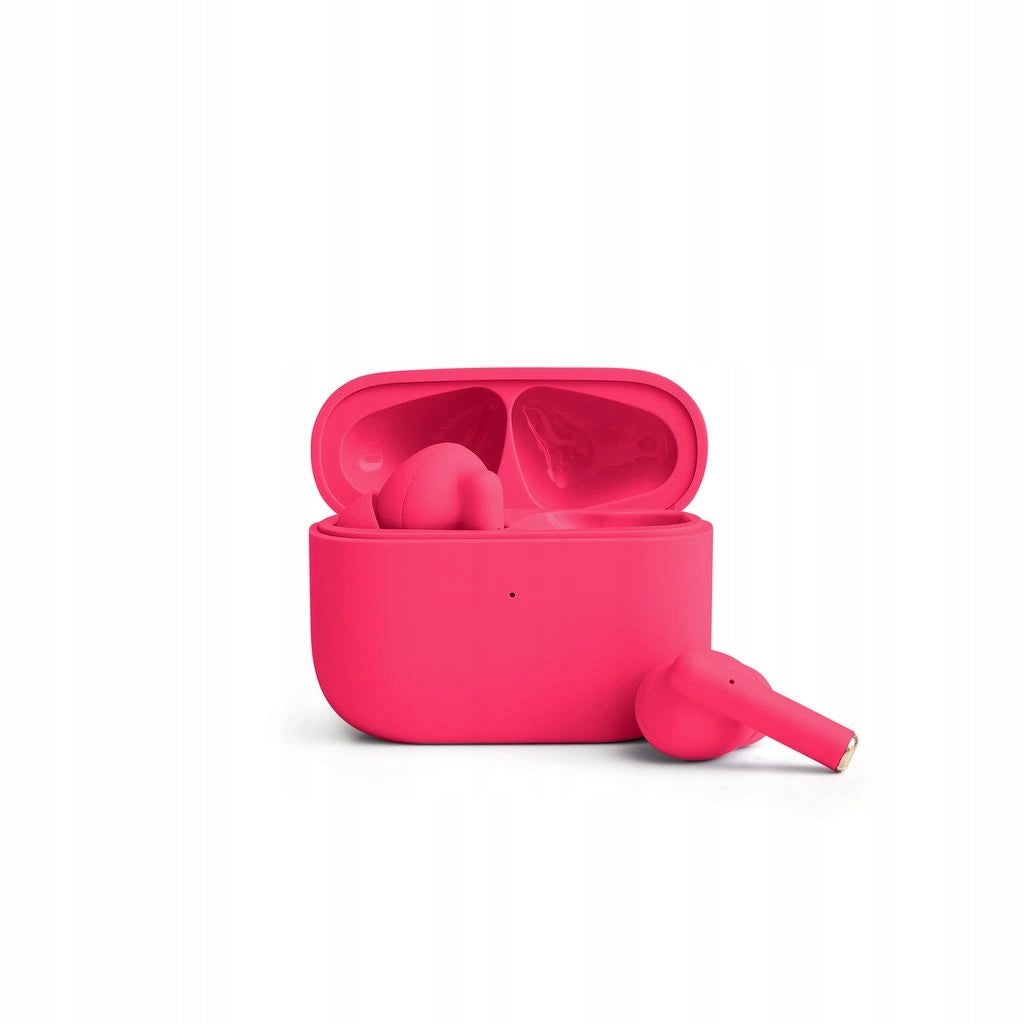 Bluetooth Wireless In-Ear Headphones TWS Pink Magenta Colorum Batteries included yes