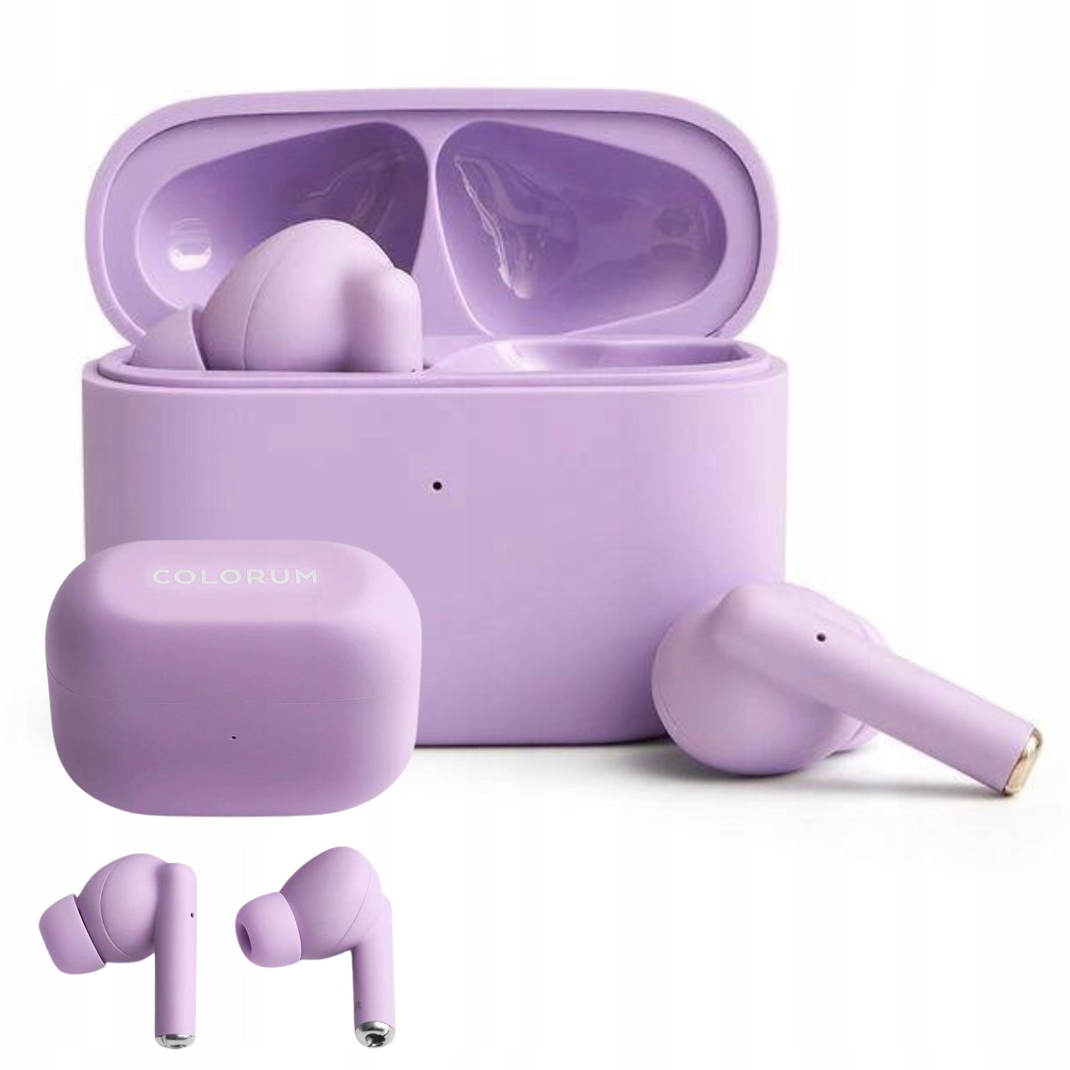 Bluetooth Wireless In-Ear Headphones TWS Purple Colorum
