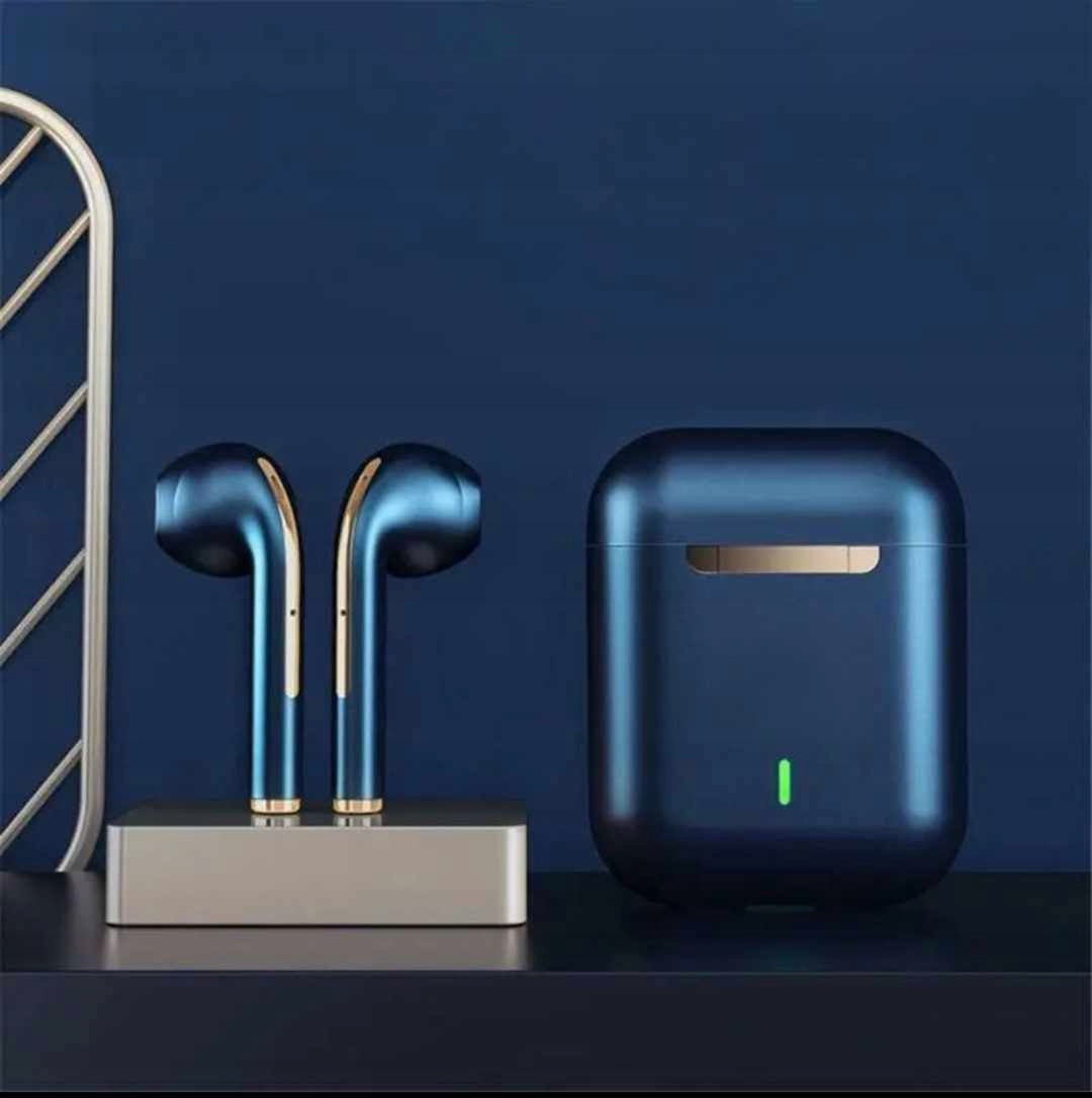 Bluetooth Wireless/ Stereo Headphones, Blue J18 TWS EARBUDS Packaging status original