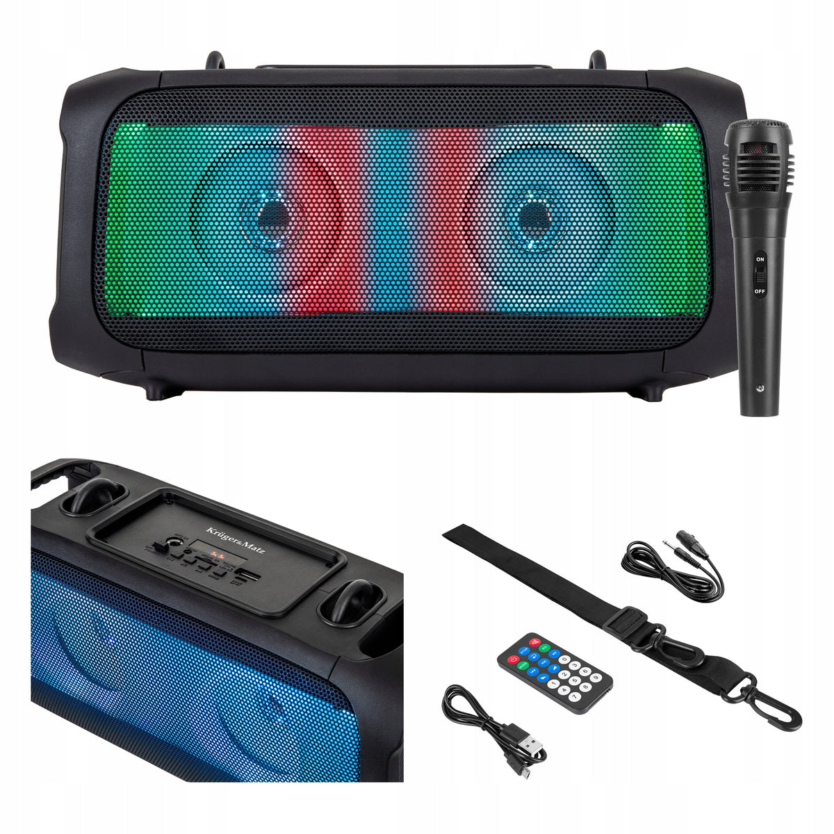 Bluetooth micro SD USB AUX speaker Kruger&Matz