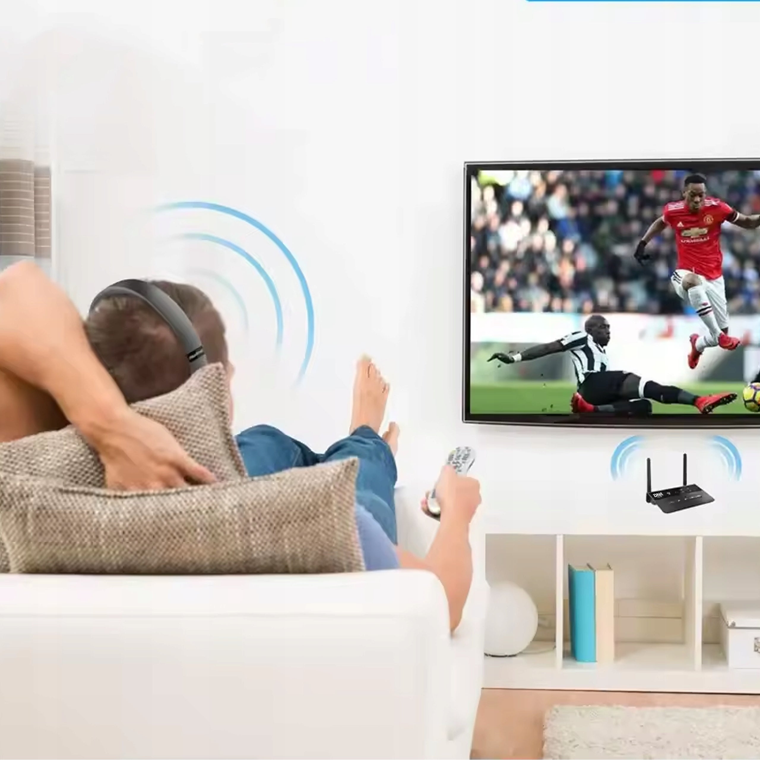 Bluetooth receiver for TV tower hi-fi headphones APT-X up to 80 m Manufacturer code 5908249829398