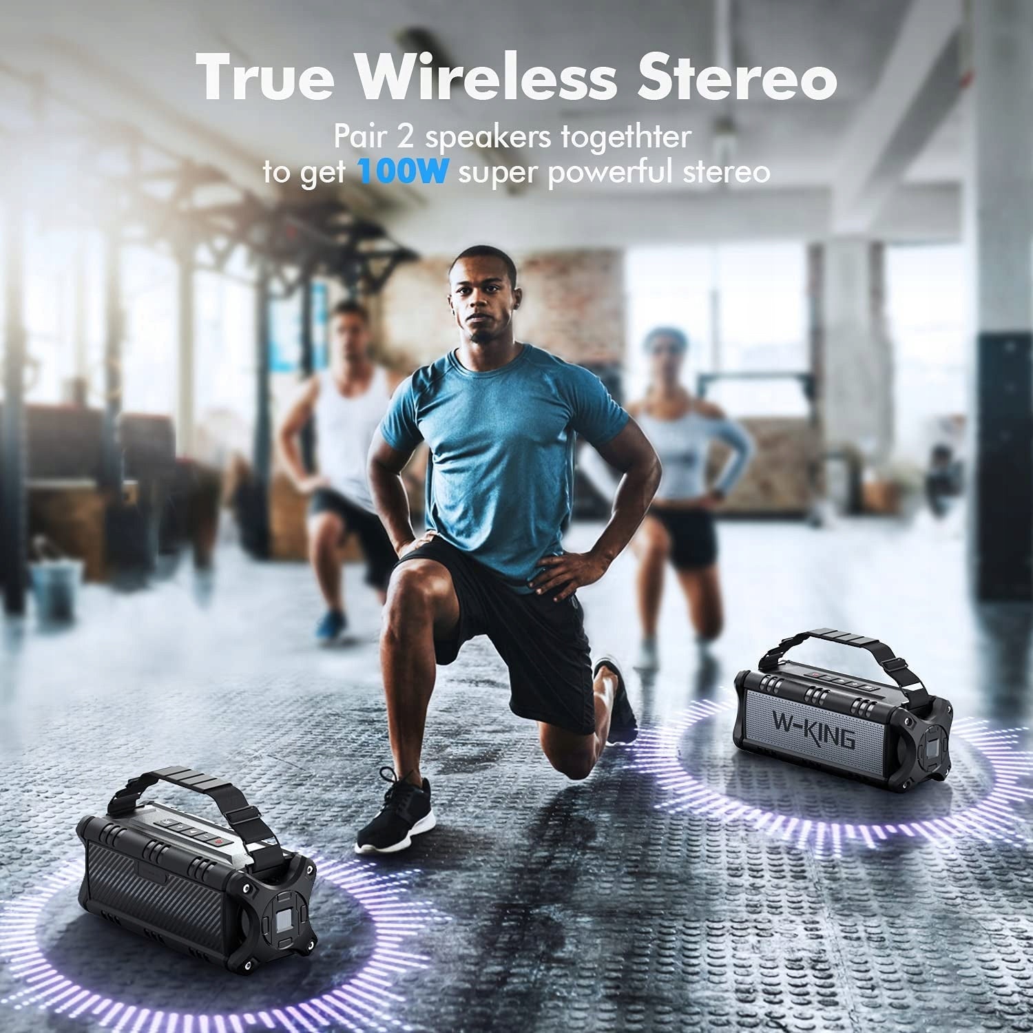 Bluetooth speaker 50W sub Bas Powerbank W-KING D8 EAN (GTIN) 0686217511272