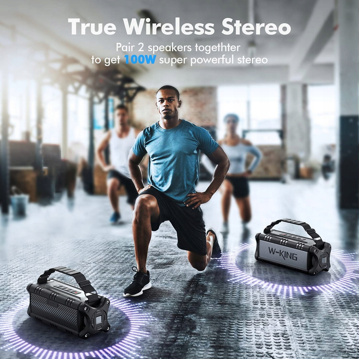 Bluetooth speaker 50W sub Bas Powerbank W-KING D8 EAN (GTIN) 0686217511272