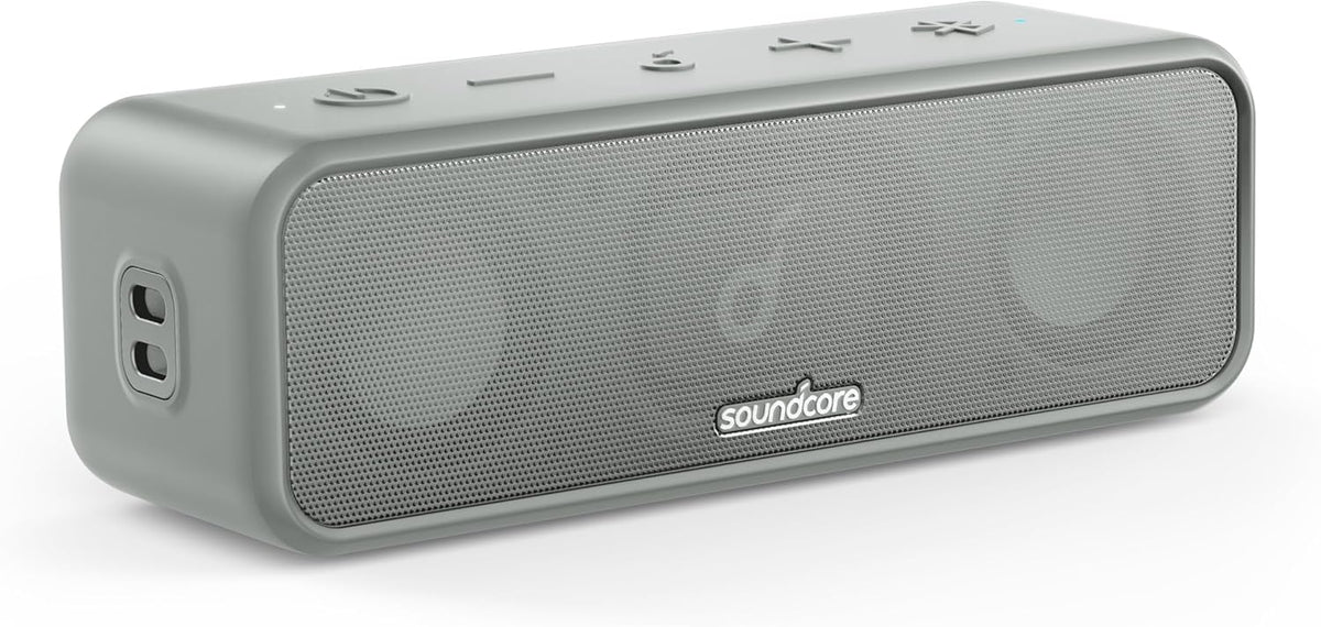 Bluetooth speaker Anker Soundcore 3 – stereo, , IPX7 waterproof, grey