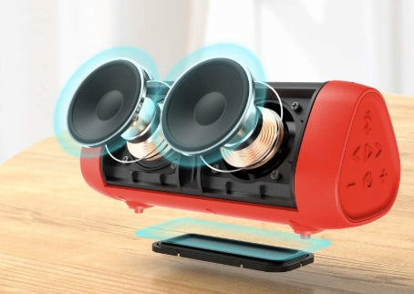 Bluetooth speaker Enacfire waterproof red 12W IPX7 powerful 25H battery EAN (GTIN) 05901750502323