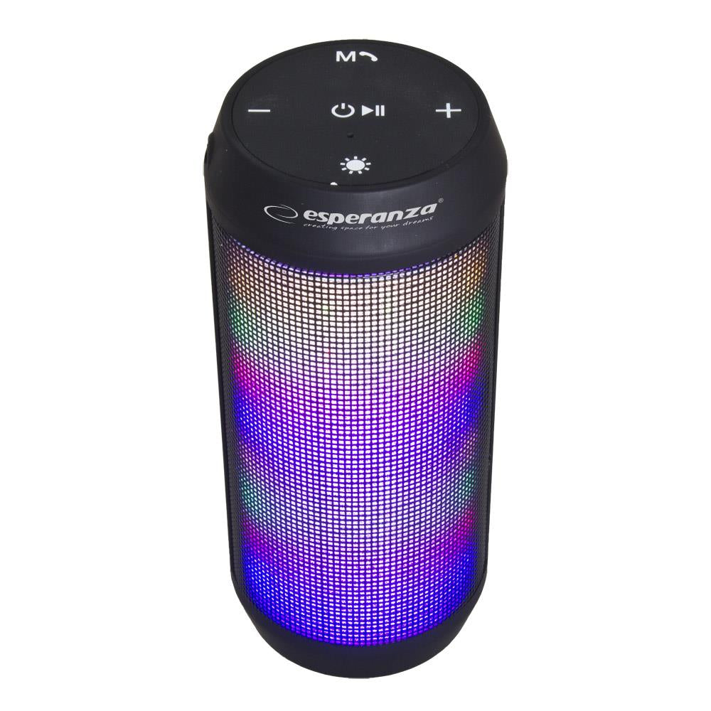 Bluetooth speaker Esperanza Fado EP133K FM LED black