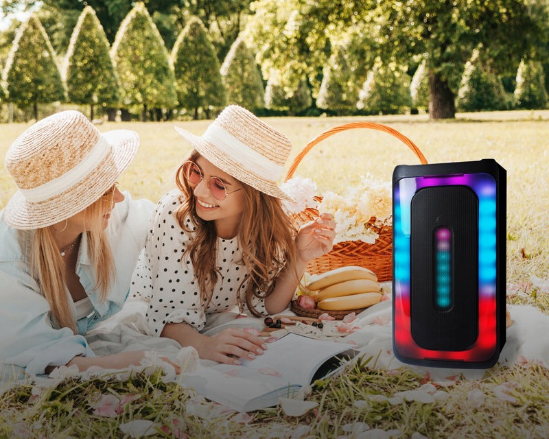 Bluetooth speaker LTC RGB 2x4`` USB/SD/AUX 4000mAh