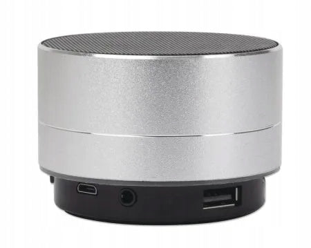 Bluetooth speaker MANHATTAN Metallic LED silver Brand Manhattan