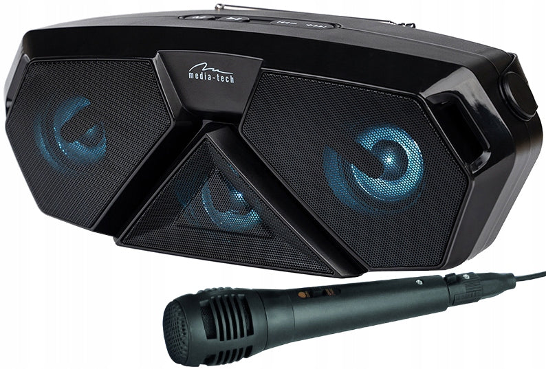 Bluetooth speaker MP3 radio FM microphone KARAOKE battery for children singing