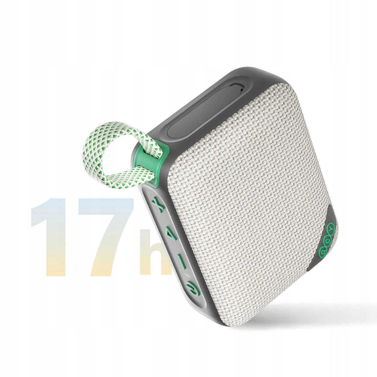 Bluetooth speaker QCY SP2 IP67 RGB TWS USB-C grey green Brand QCY