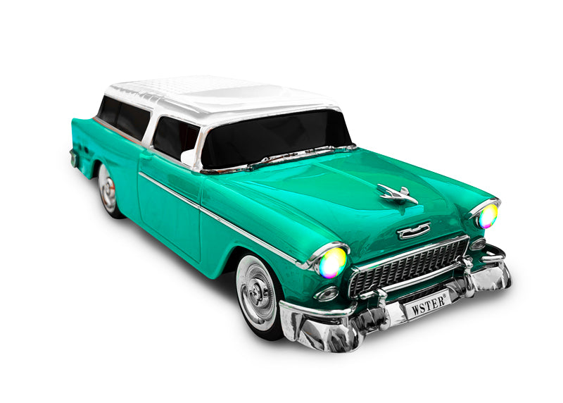 Bluetooth speaker RETRO WS-1955 10W FM radio 1500mAh turquoise Brand Lamex