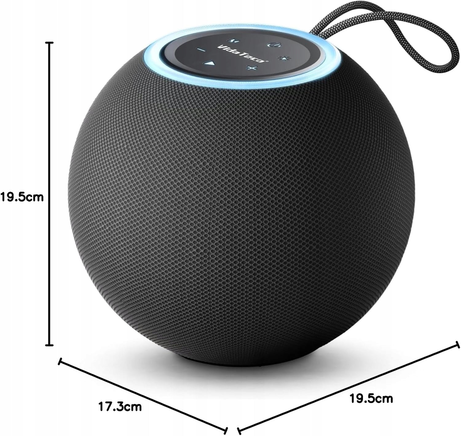 Bluetooth speaker VidaTeco C57 30W IPX5 RGB TWS USB AUX TF Manufacturer code c-57