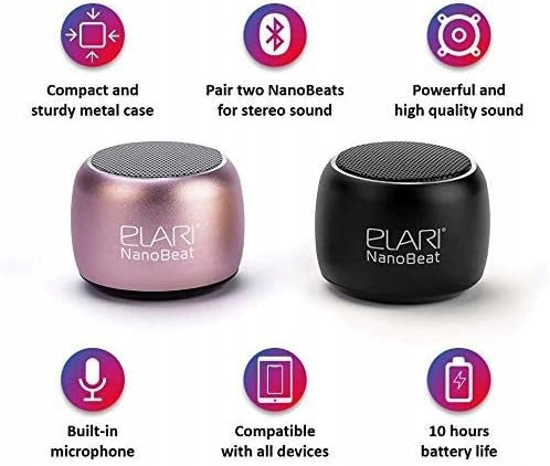 Bluetooth speaker elari NANOBEAT – pink Packaging status original