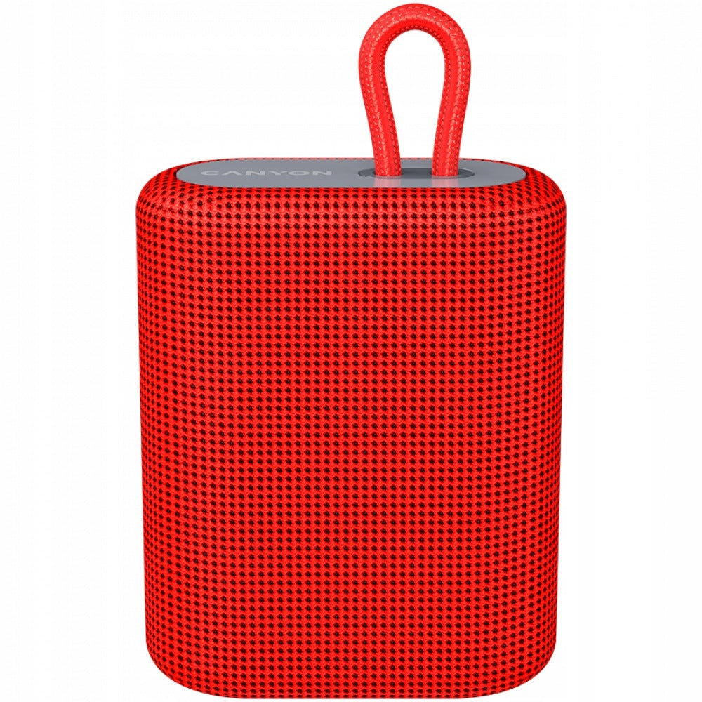 Bluetooth speaker portable 5W FM radio Canyon BSP-4 red