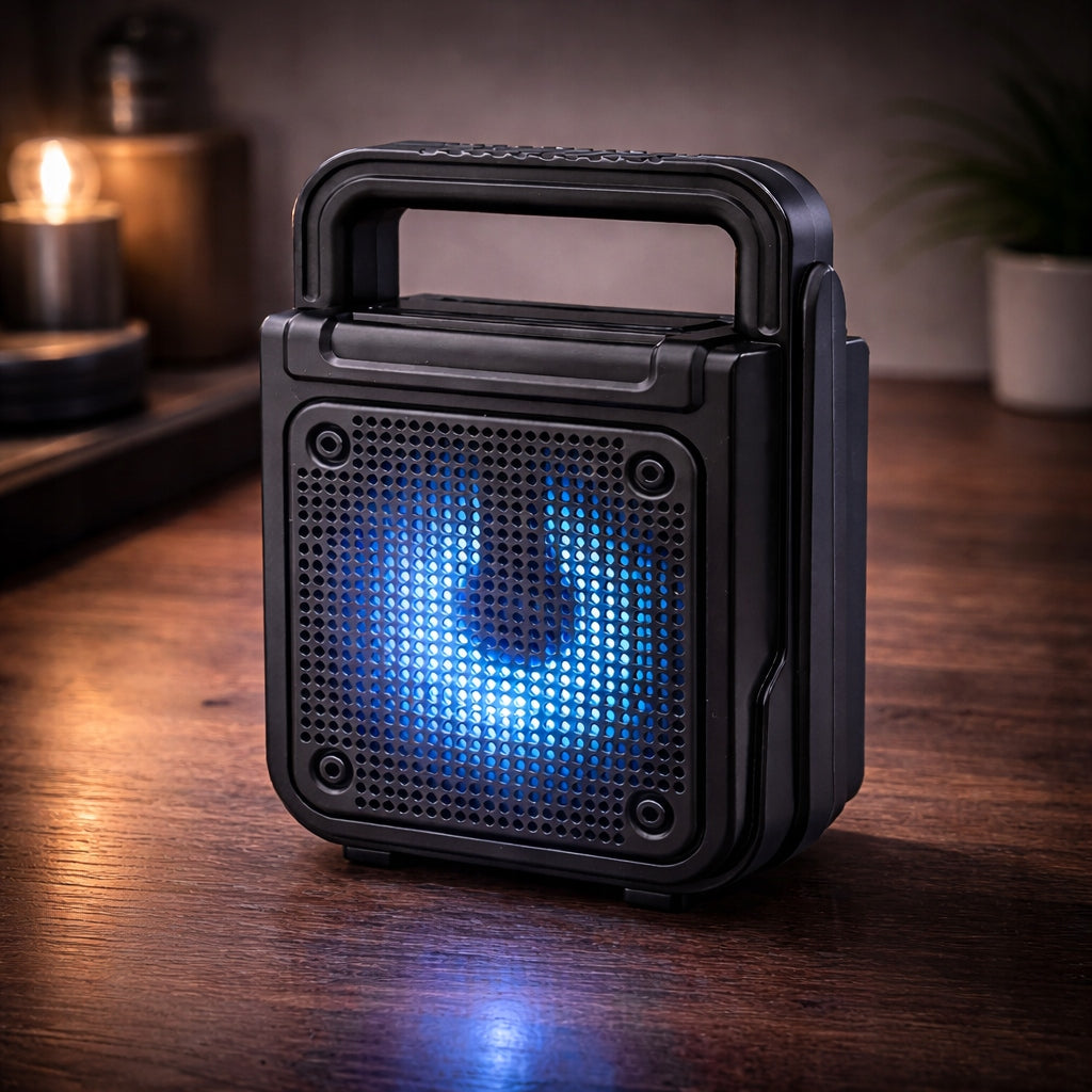 Bluetooth speaker portable backlit led RGB gift Packaging status original