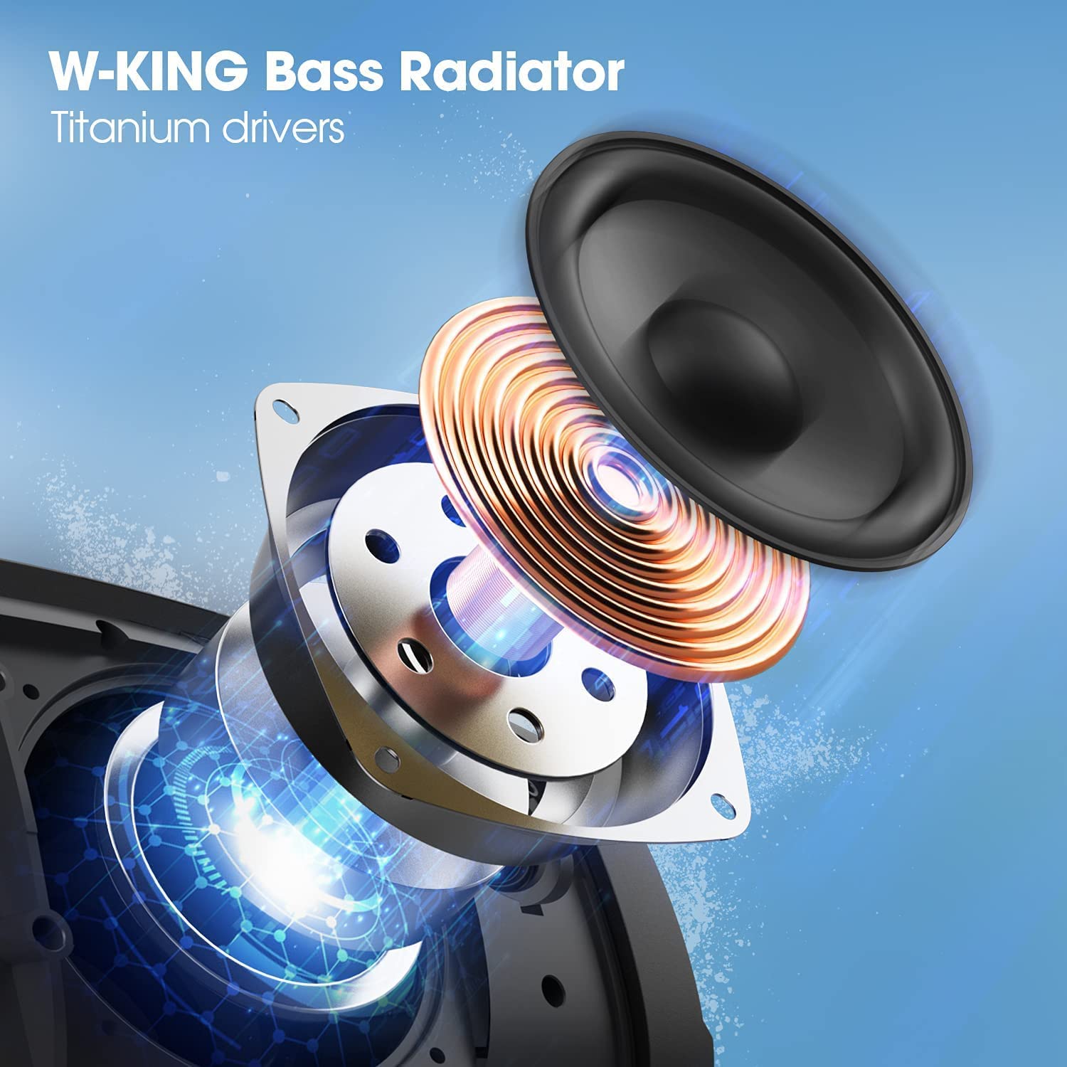 Bluetooth speaker with Super Base W-KING 70 W EAN (GTIN) 5907684164040