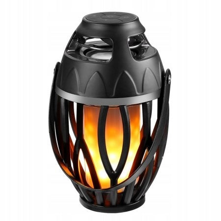Bluetooth speaker with flame light