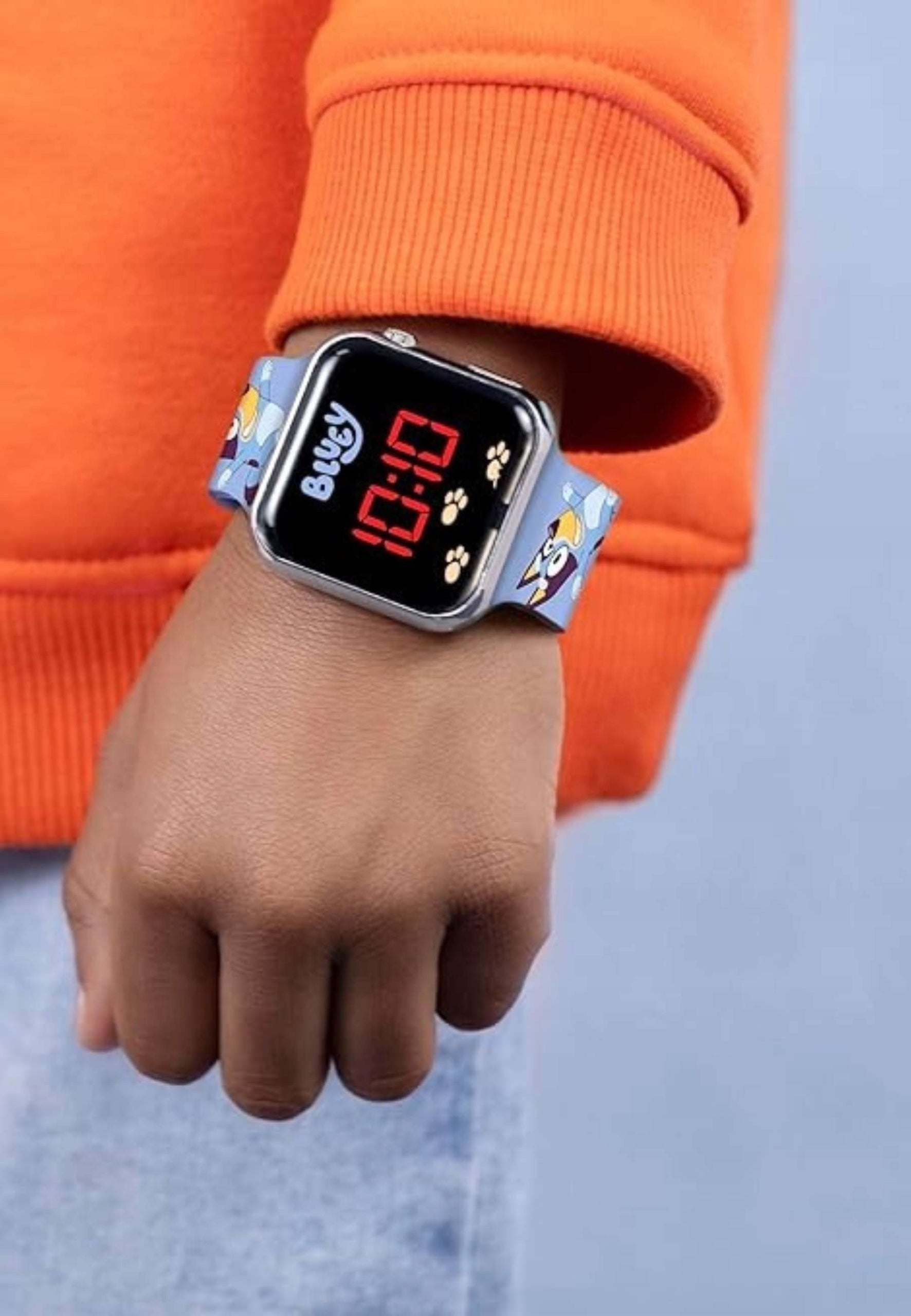 Bluey digital watch for boys, blue, universal size, light blue Brand Disney