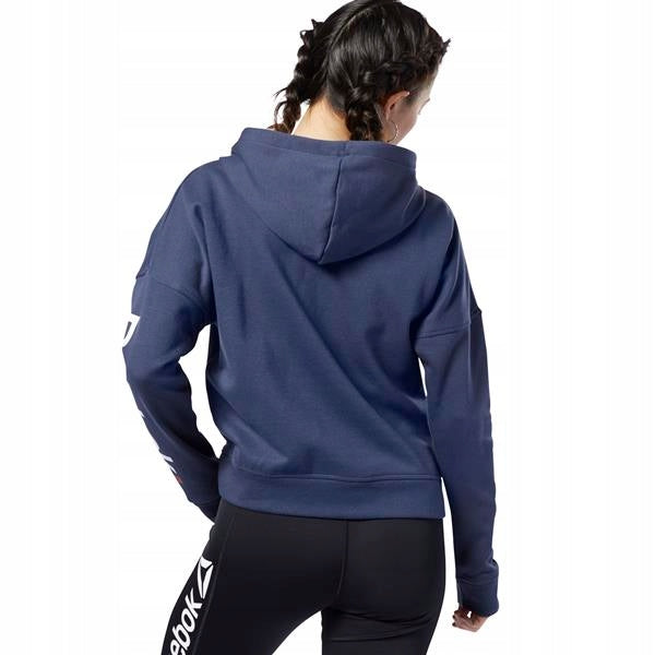 Pullover für Damen Reebok Linear Logo Fullzip FL2007, blau