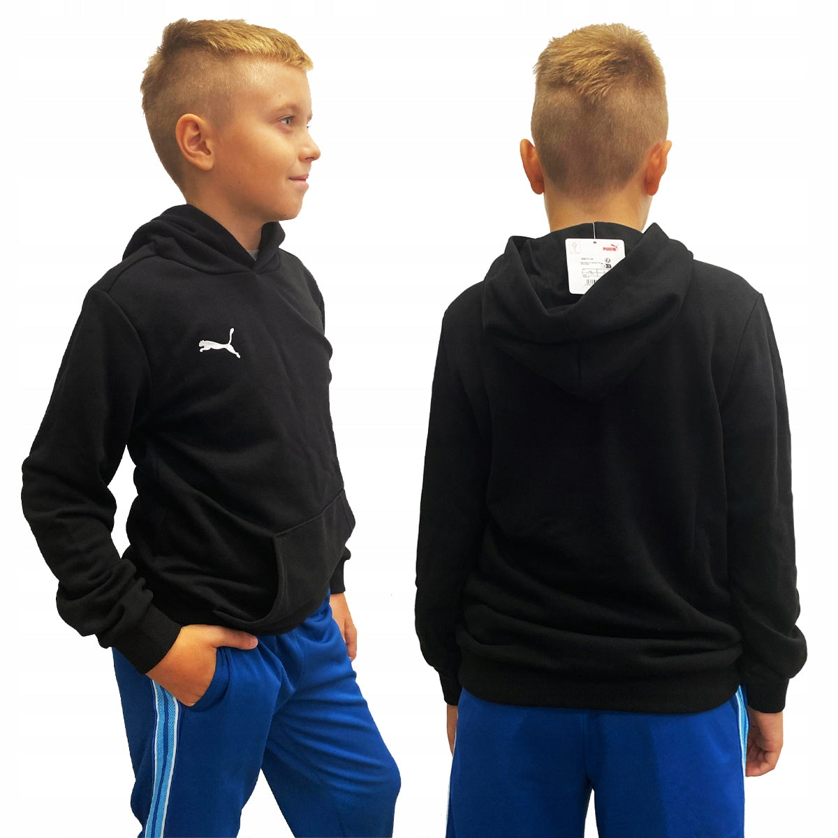 Pullover für Kinder Puma teamGOAL 23 Casuals Hoody Jr schwarz 656711 03