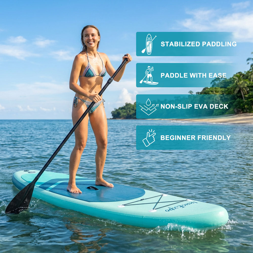 Board SUP PRO stand up paddle pumped 11,6” 320cm set with paddle 180KG Gender not applicable