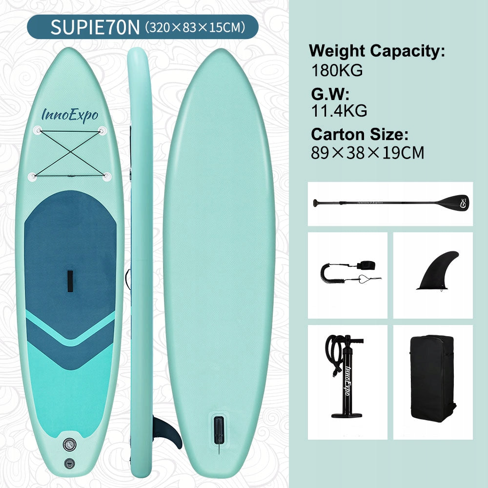 Board SUP PRO stand up paddle pumped 11,6” 320cm set with paddle 180KG Kind SUP board