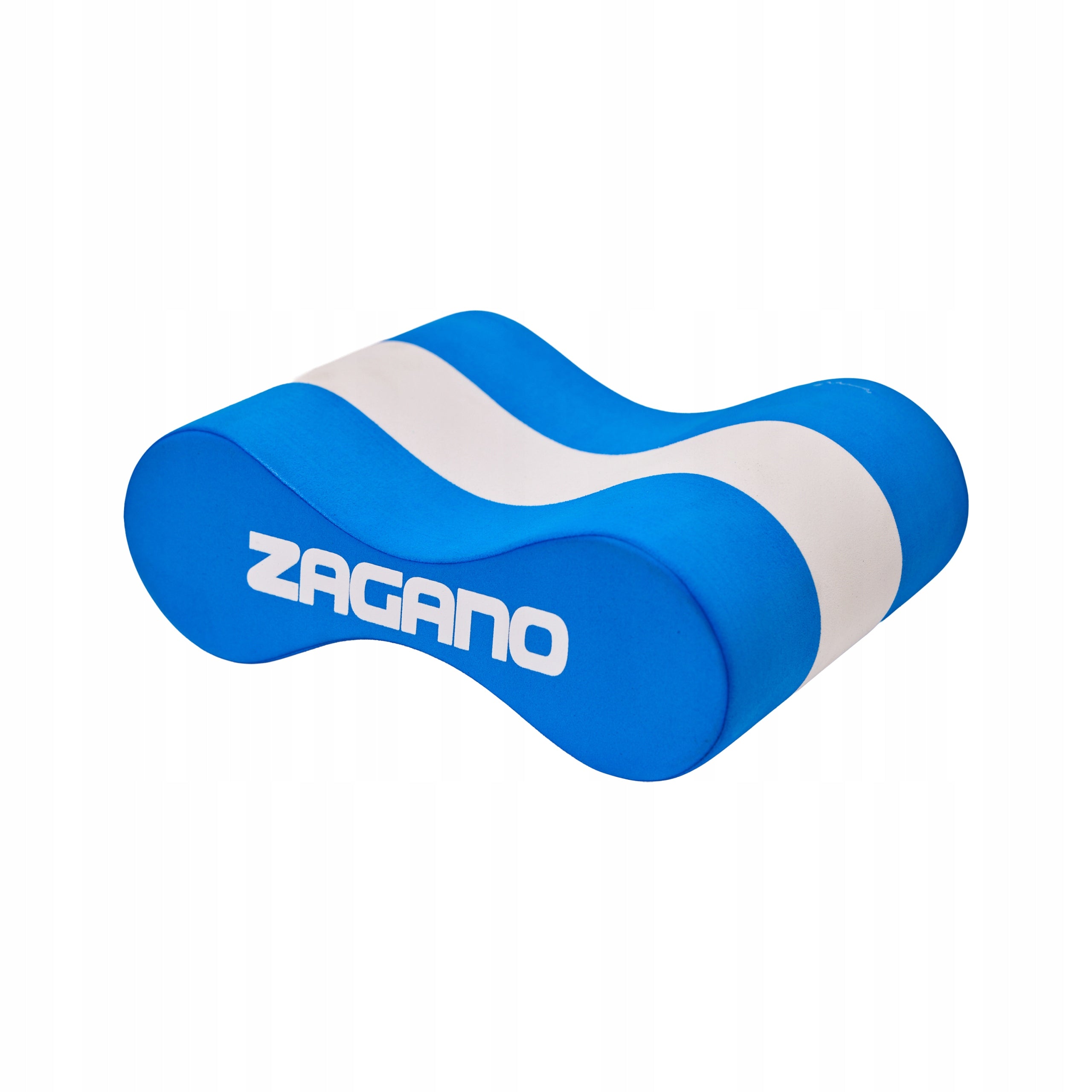 Board eight for learning to swim EVA foam light blue and white ZAGANO