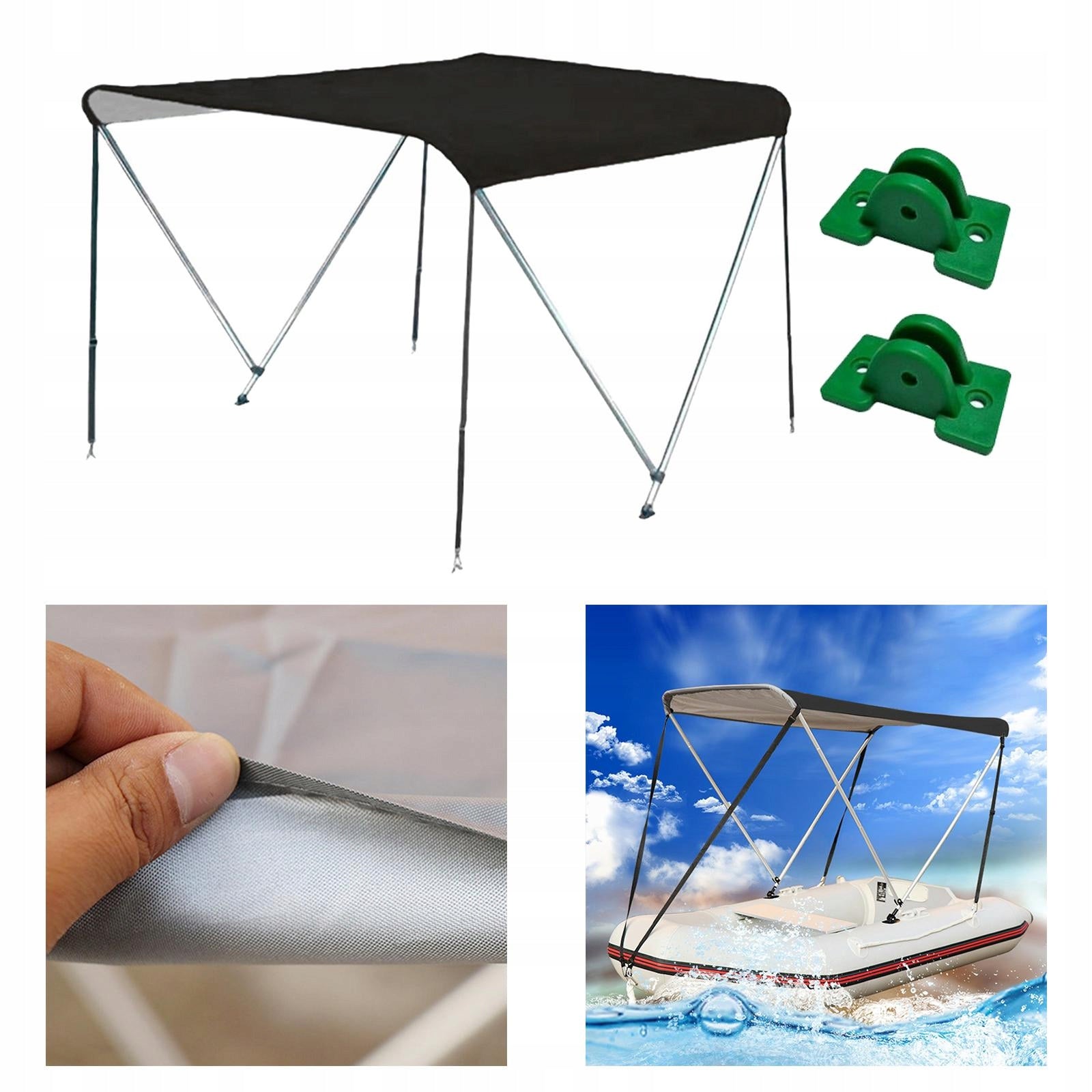 Boat Bimini Top Multifunctional Canopy for Boat Length 65 cm
