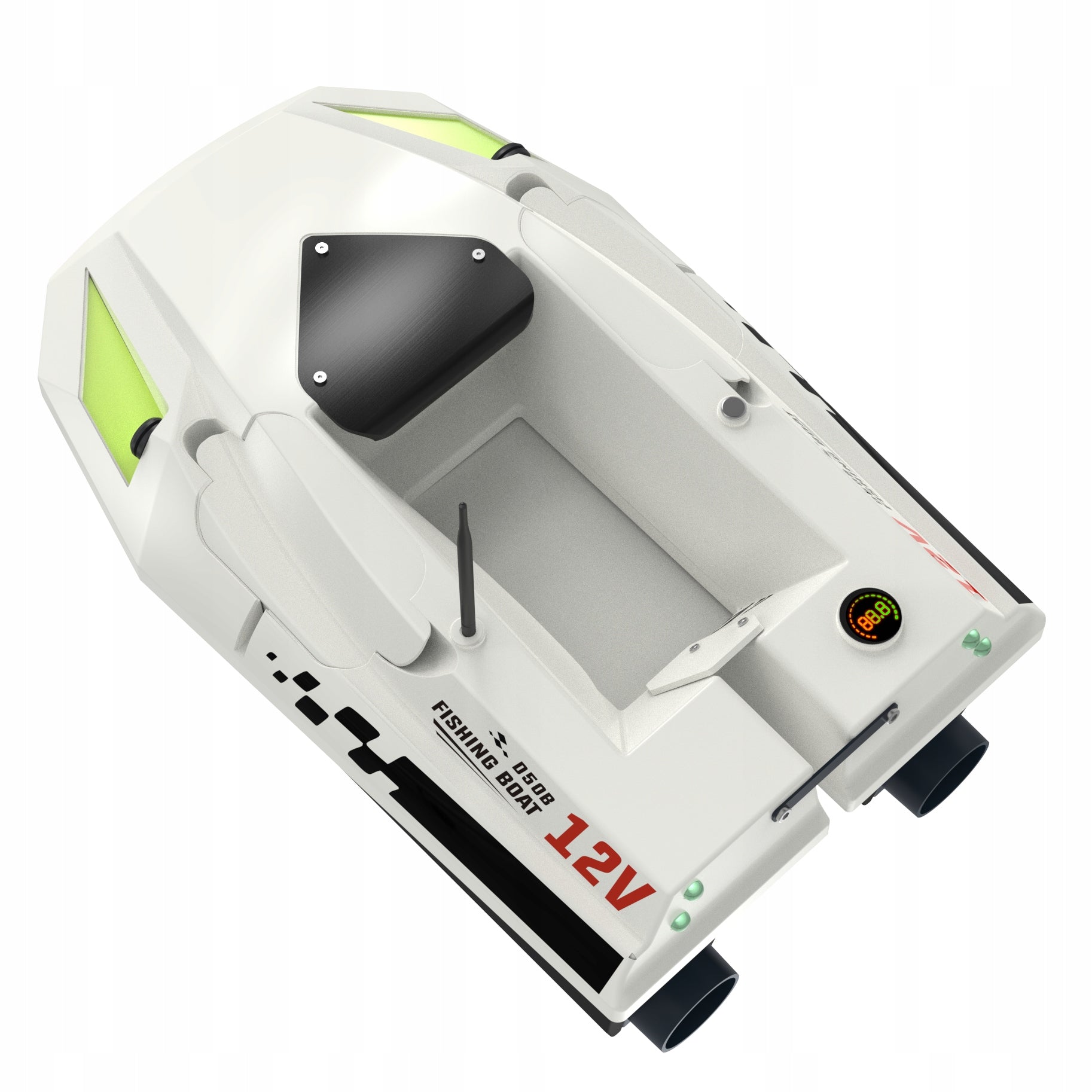 Boat D50B GPS 12V 2m/s load capacity 2kg 2 x 15600mAh Manufacturer code EU-DWC-D50B-DW-WH-15600