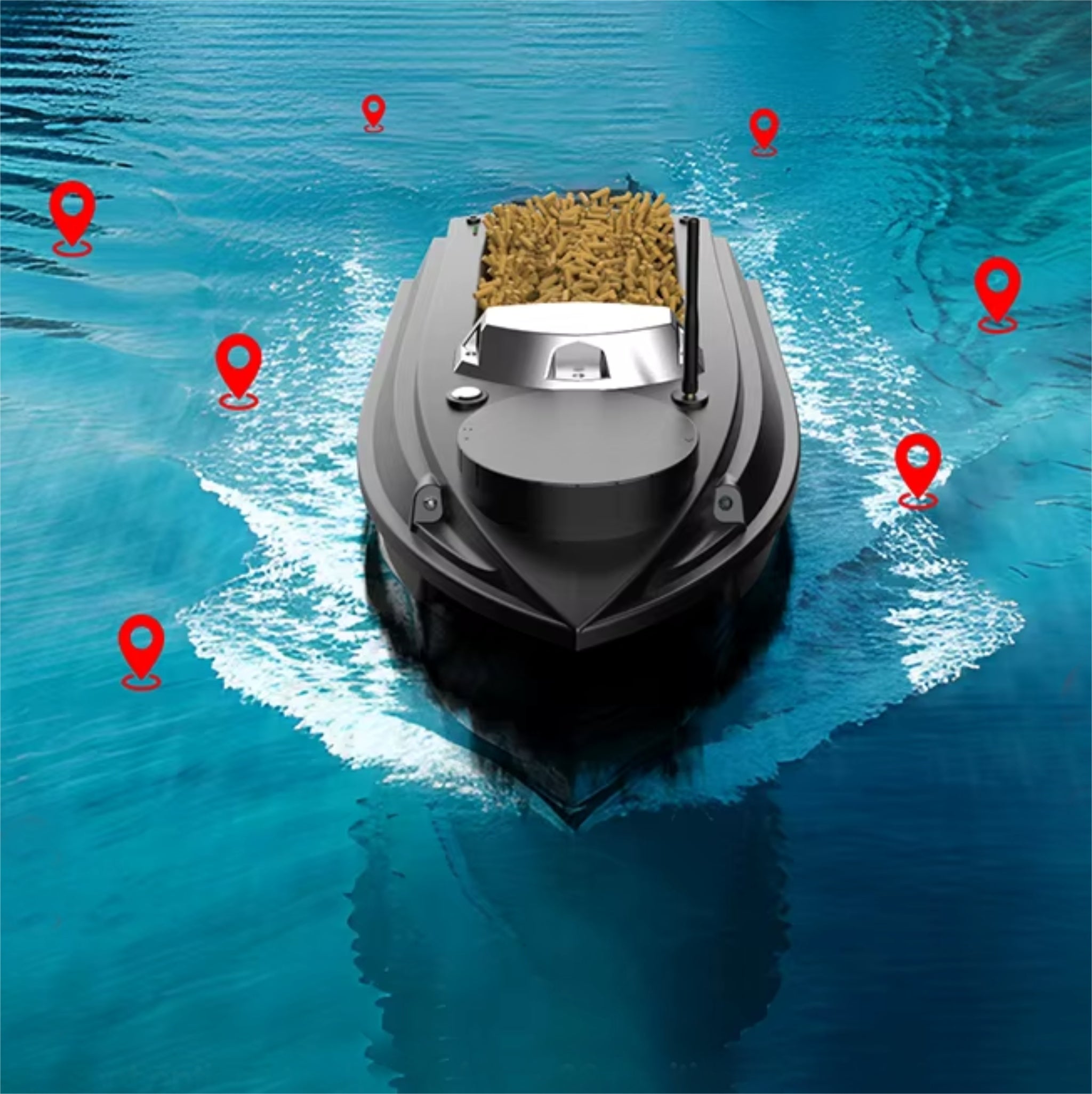 Boat Flytec V030 GPS Feeder 3kg Battery 20Ah 800m 15km/h FAST Model V030