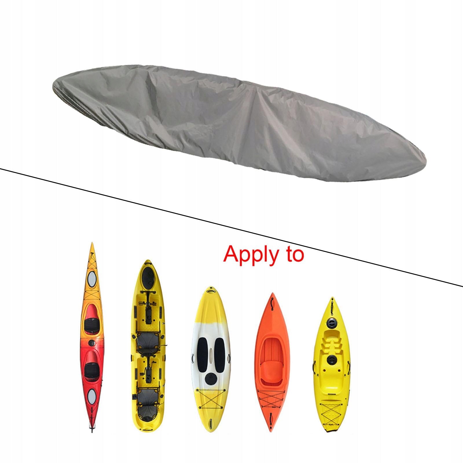 Boat Storage Cover Kayak Cover Waterproof Dustproof Fishing Boat 300cm Length 30 cm