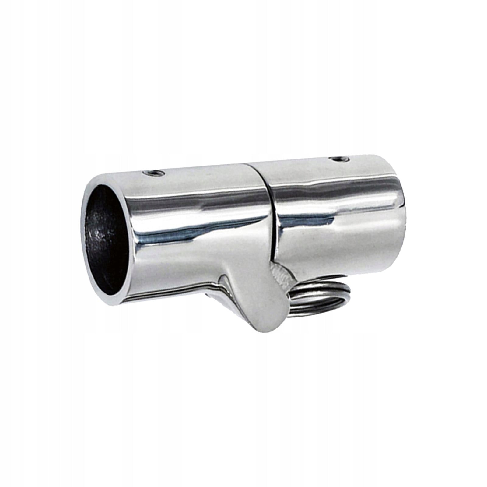 Boat Tube Connector, Stainless Steel Fittings, Hinged Swivel Coupler 25MM Model Boat Tube Hinge Bimini Tops Boat Hand Rail Tube